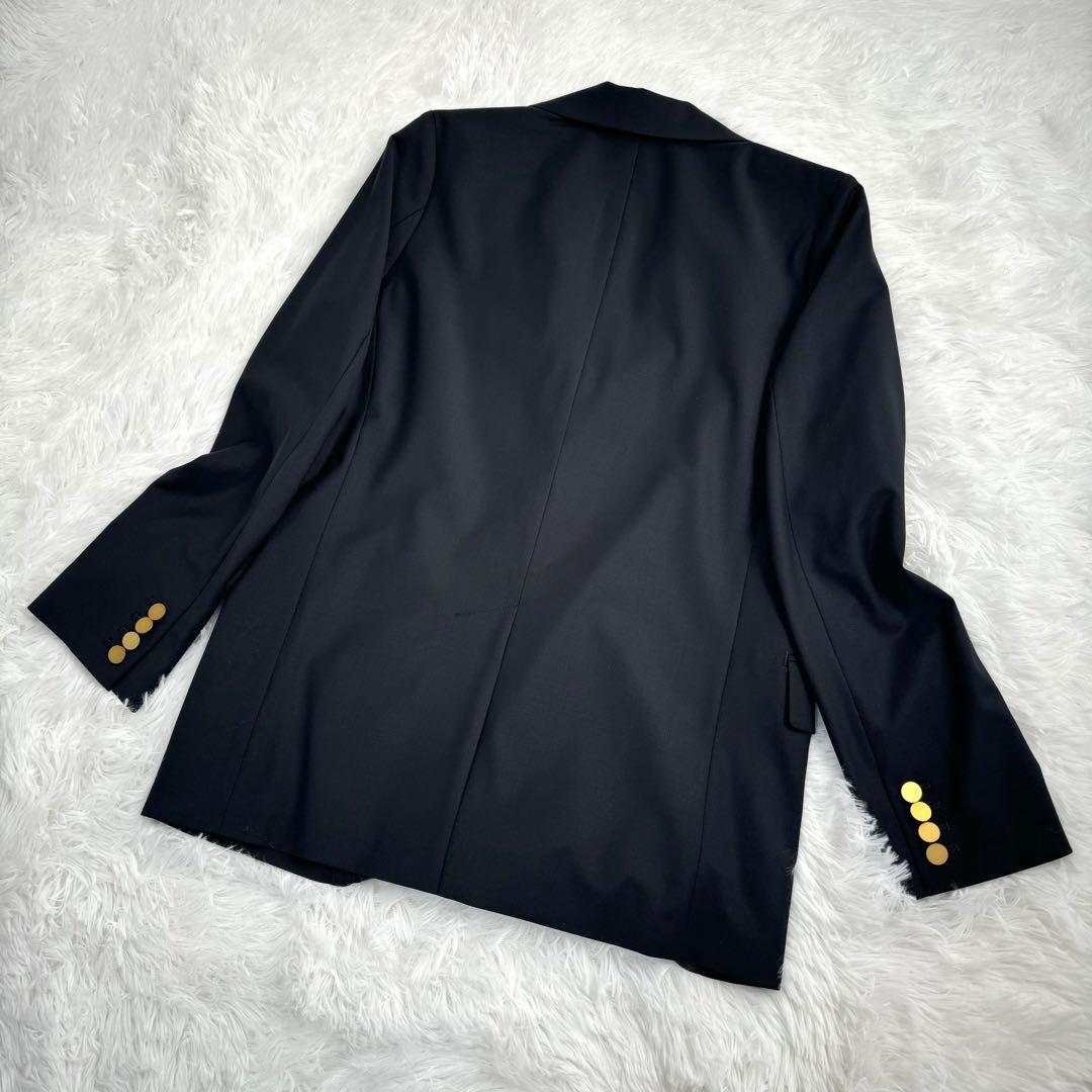 ジャーナルスタンダード ダブル ジャケット 紺ブレ 金ボタン フロント 毛