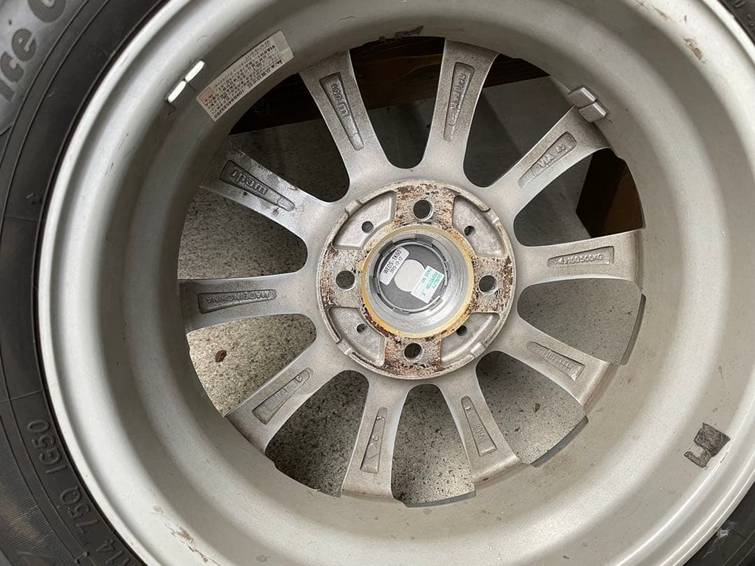 軽自動車用 155/65R14 ヨコハマスタッドレス WEDSアルミ4本セット