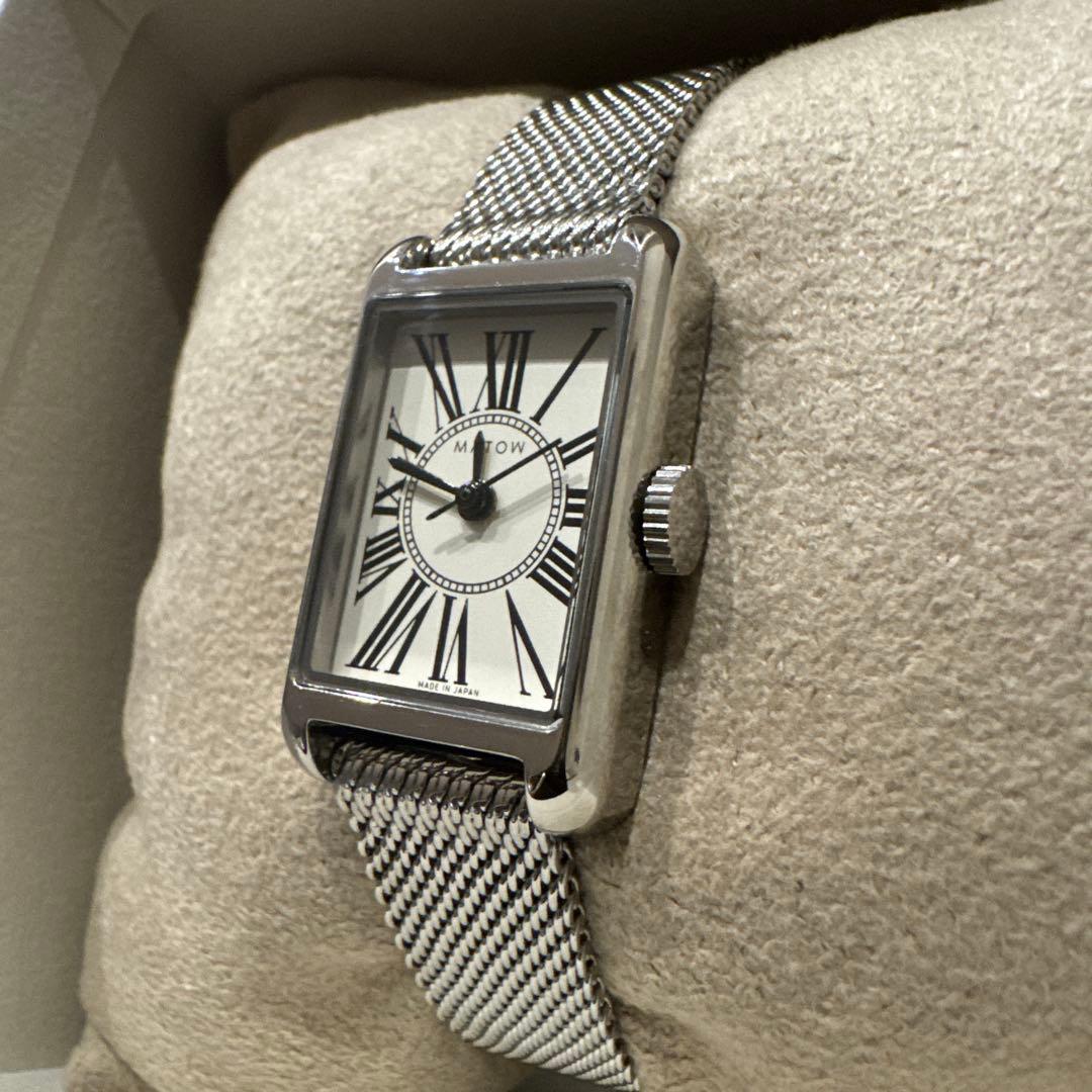 MATOW 腕時計　朧月 シルバー