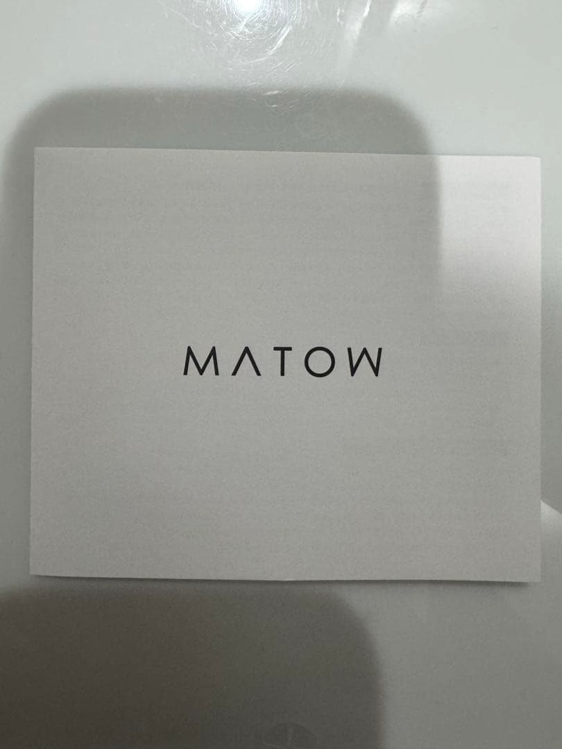 MATOW 腕時計　朧月 シルバー