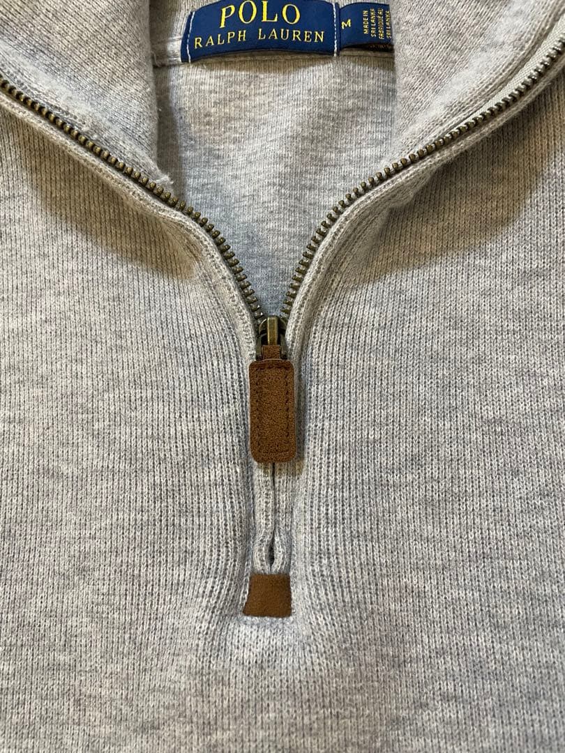 POLO ポロ ラルフローレン　ハーフジップニットポニー刺繍