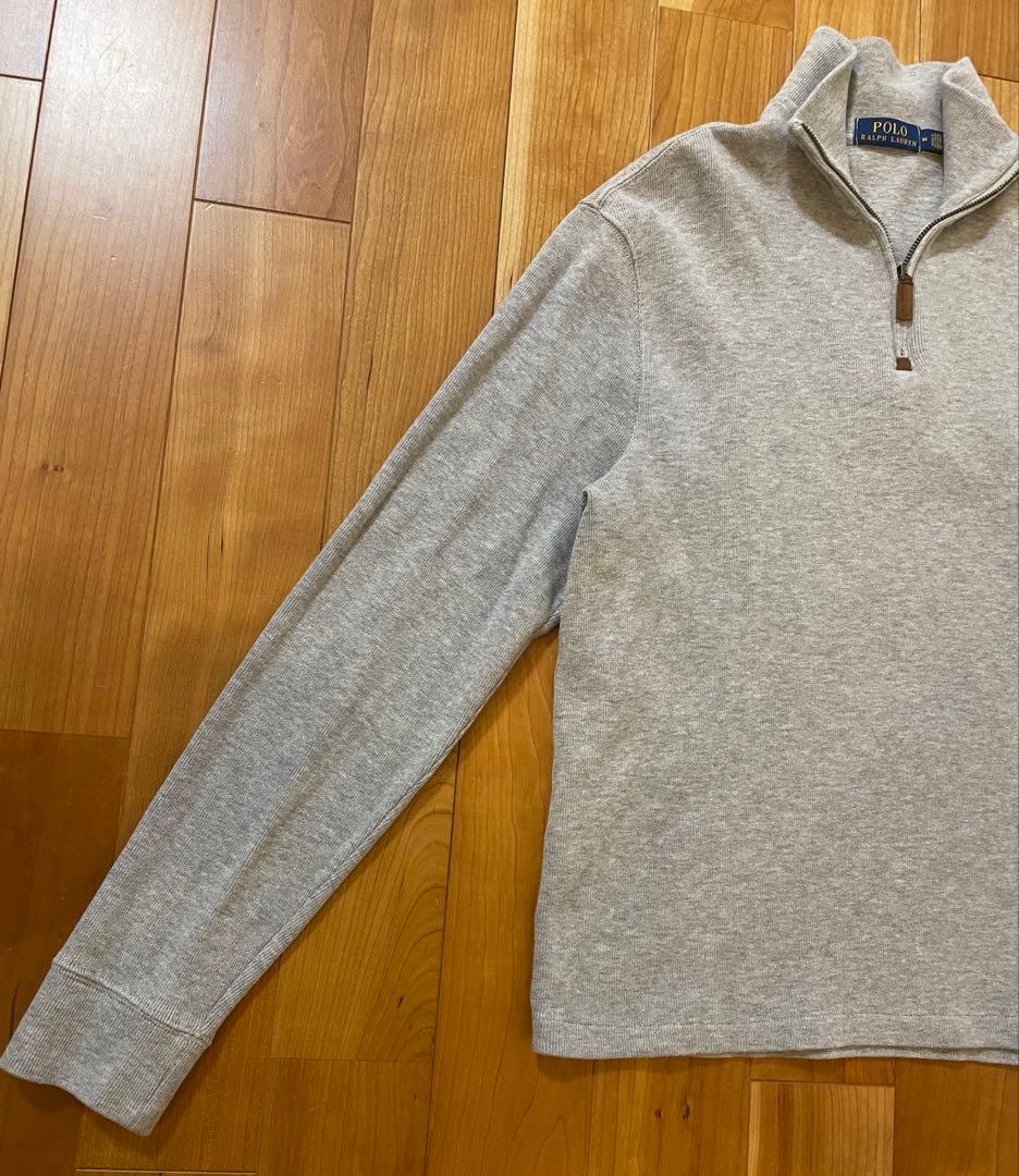 POLO ポロ ラルフローレン　ハーフジップニットポニー刺繍