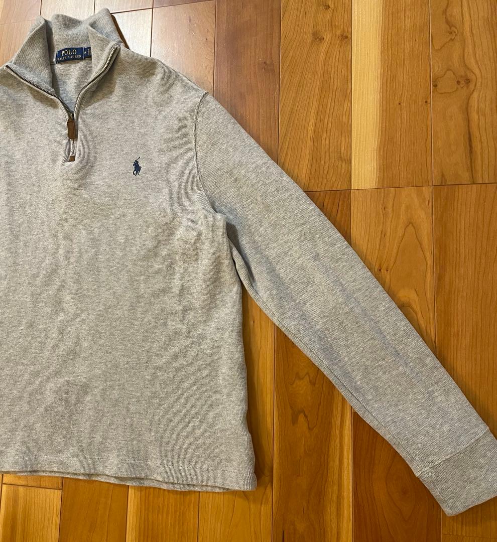 POLO ポロ ラルフローレン　ハーフジップニットポニー刺繍