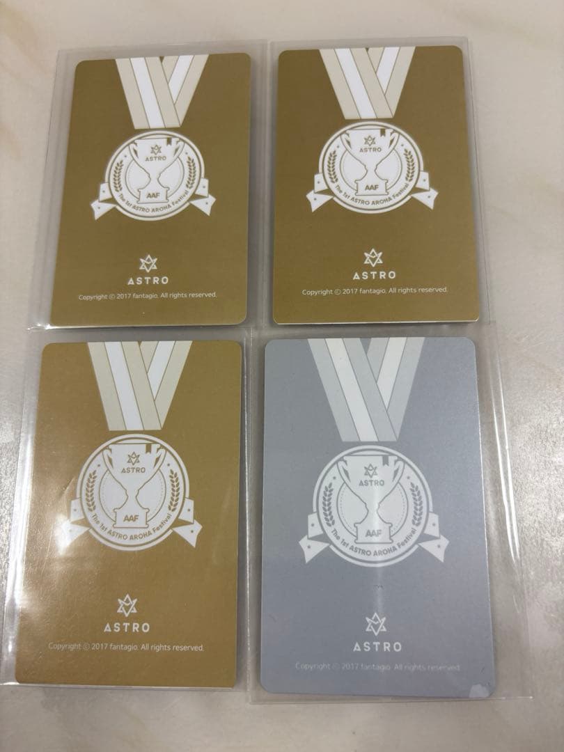 ASTRO AAF 1期 1st チャウヌ　ゴールド　シルバー