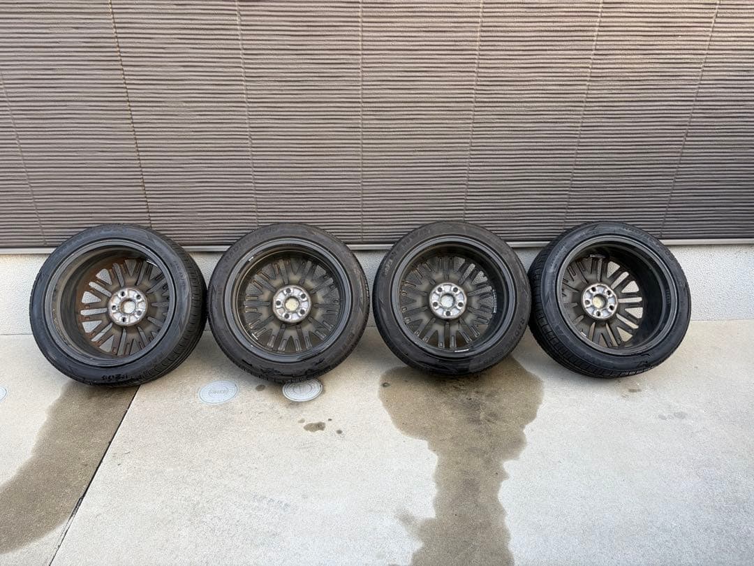 【人気】210系クラウン　純正オプション　スパッタリング　18インチ　4本