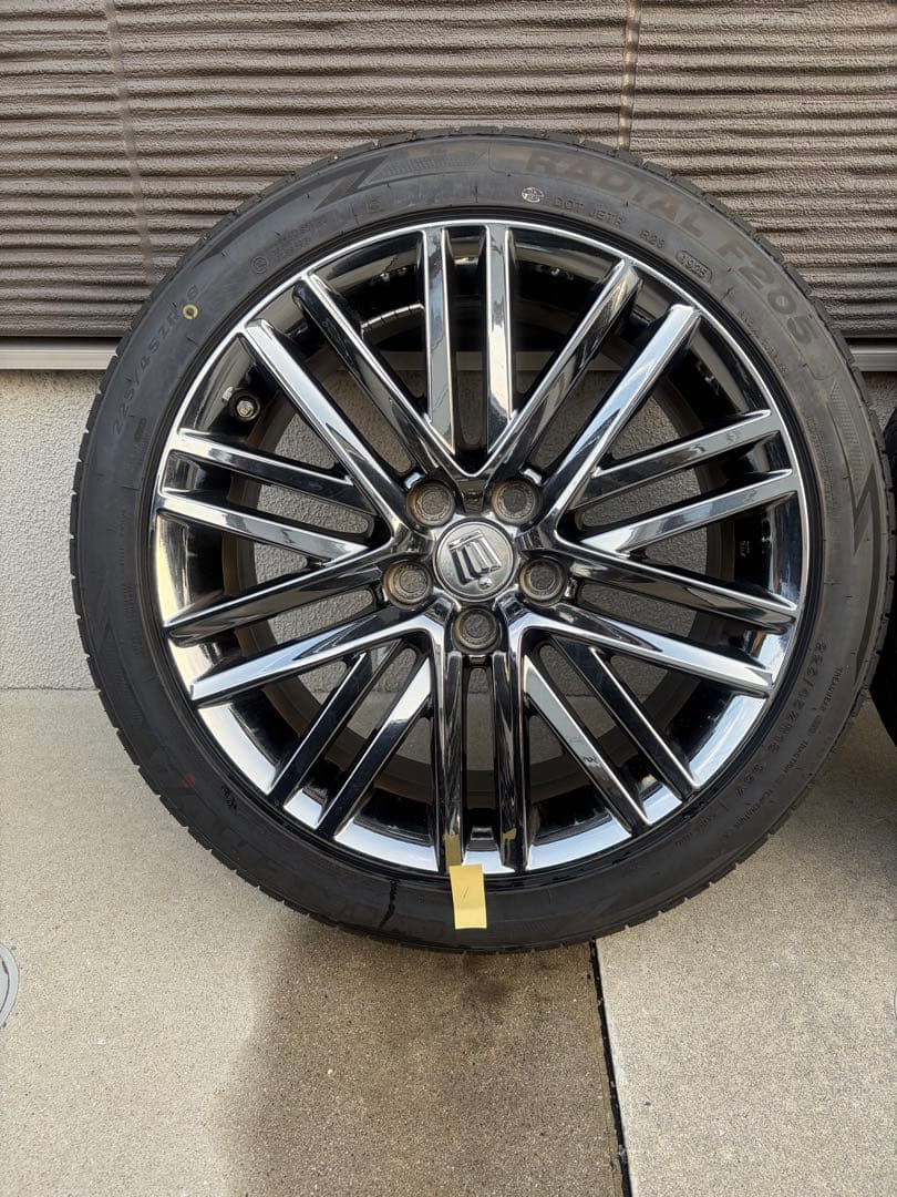 【人気】210系クラウン　純正オプション　スパッタリング　18インチ　4本