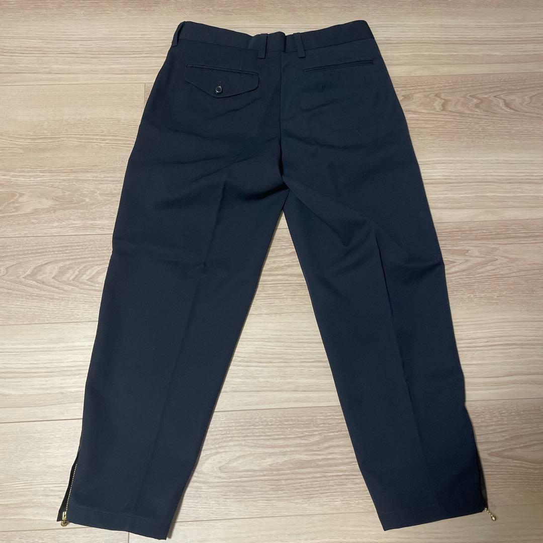 Kolor 18ss テーパードパンツ　裾ジップ