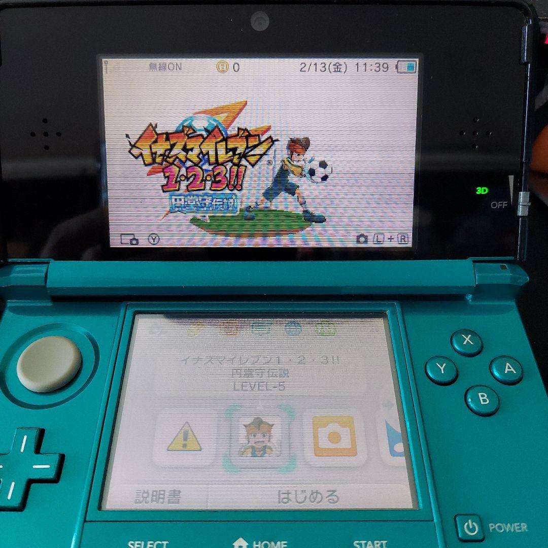 【動作確認済み】イナズマイレブン 123!!円堂守 伝説& GOシャイン　3DS