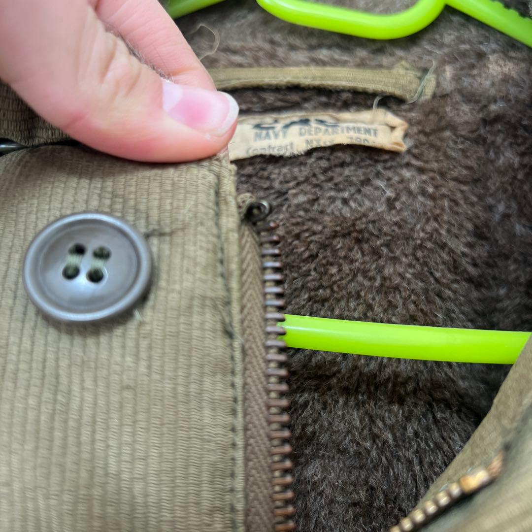 40s N1デッキジャケット　ピケ　初期型