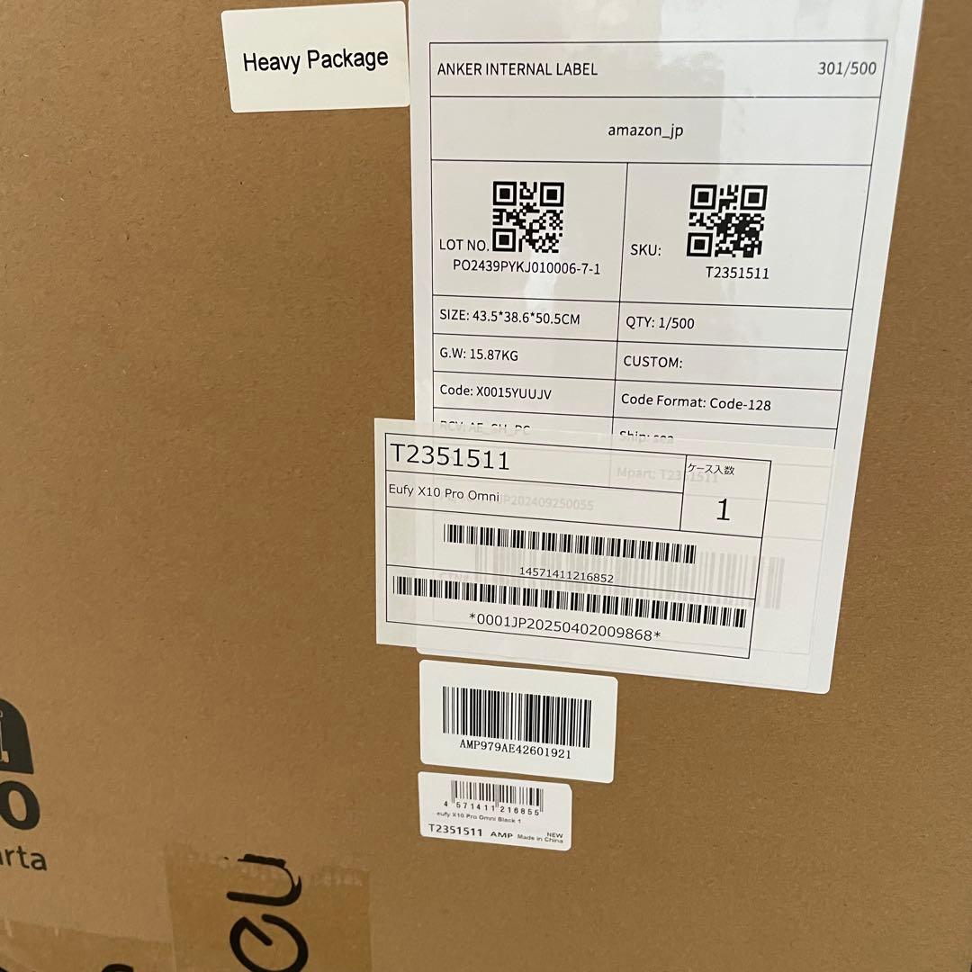 Eufy X10 Pro Omni ロボット掃除機本体　T2351511