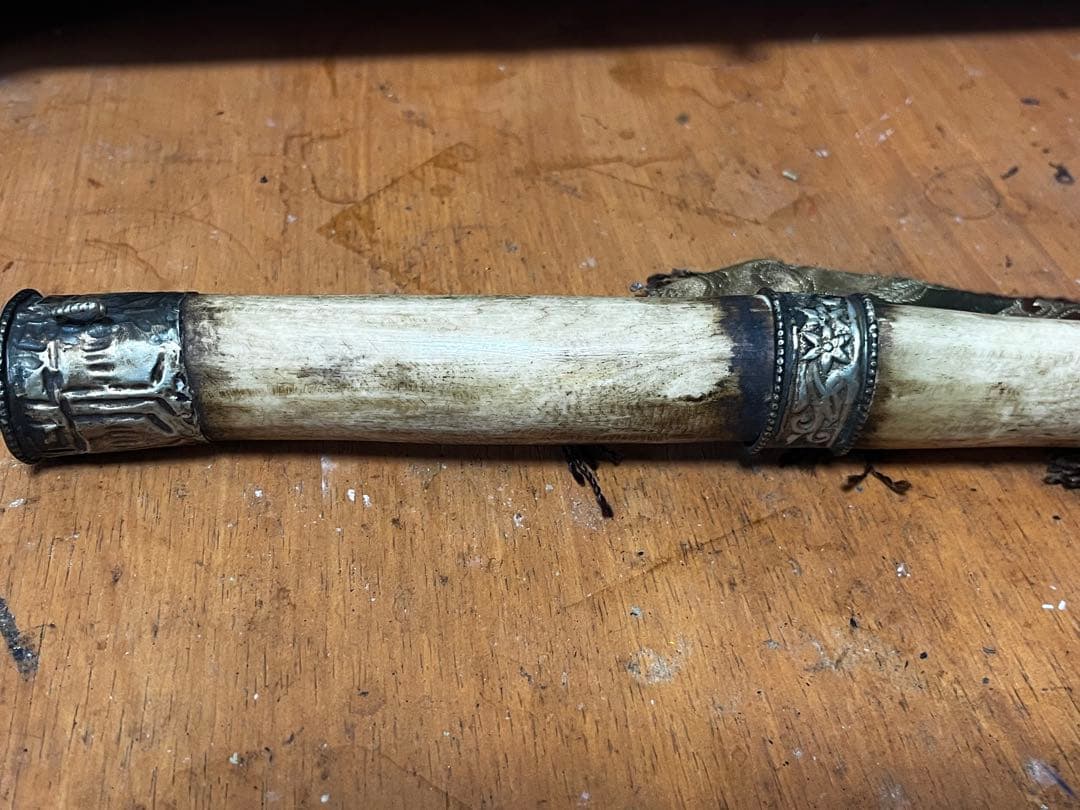 カンリン　チベット仏教　呪物　法具　骨笛　民族楽器