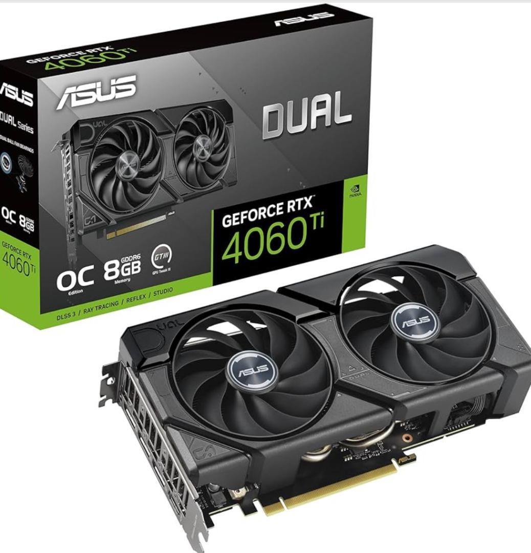 【新品・未開封】ASUS Dual GeForce RTX 4060 Ti