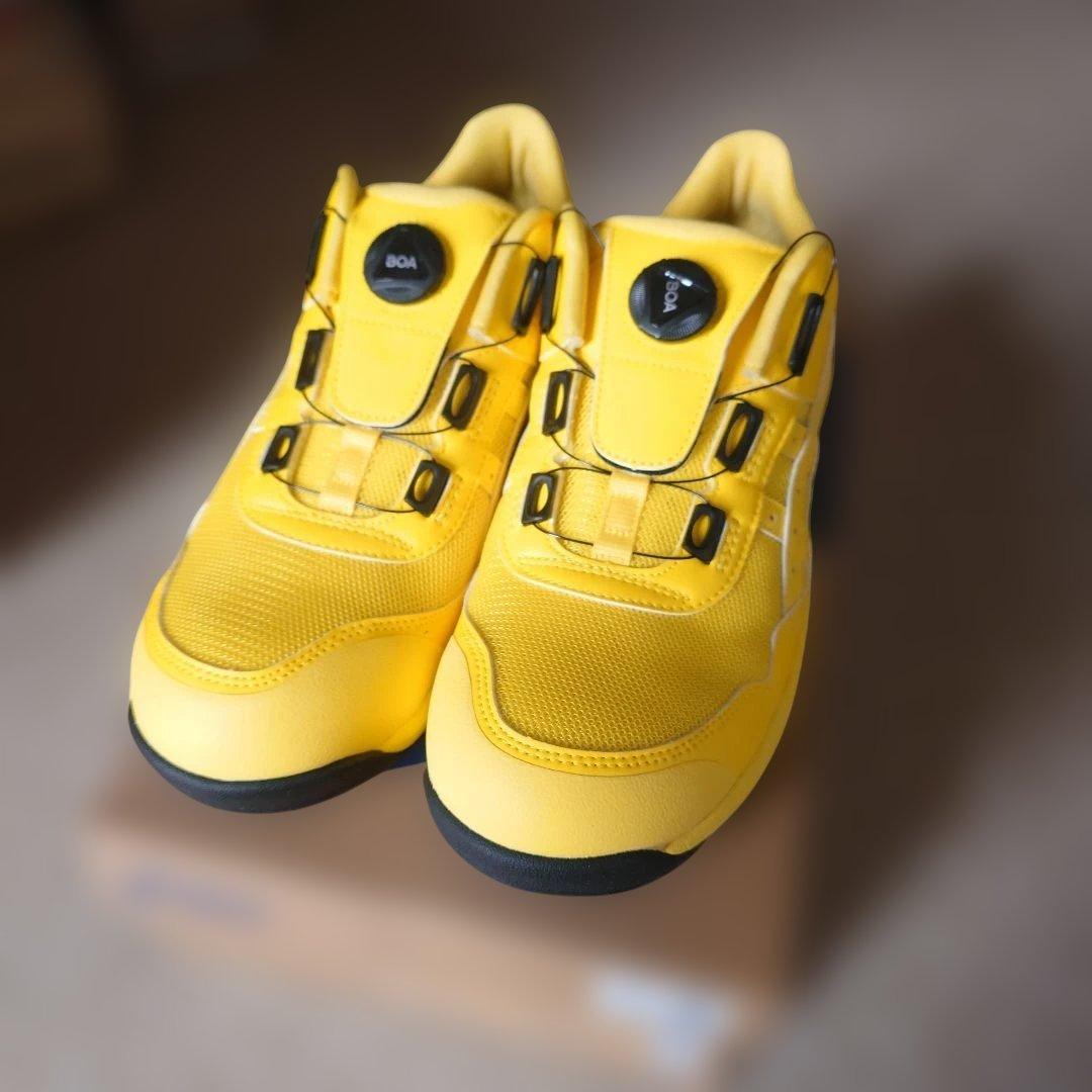 新品 限定 アシックス 安全靴 ウィンジョブ CP209 BOA イエロー