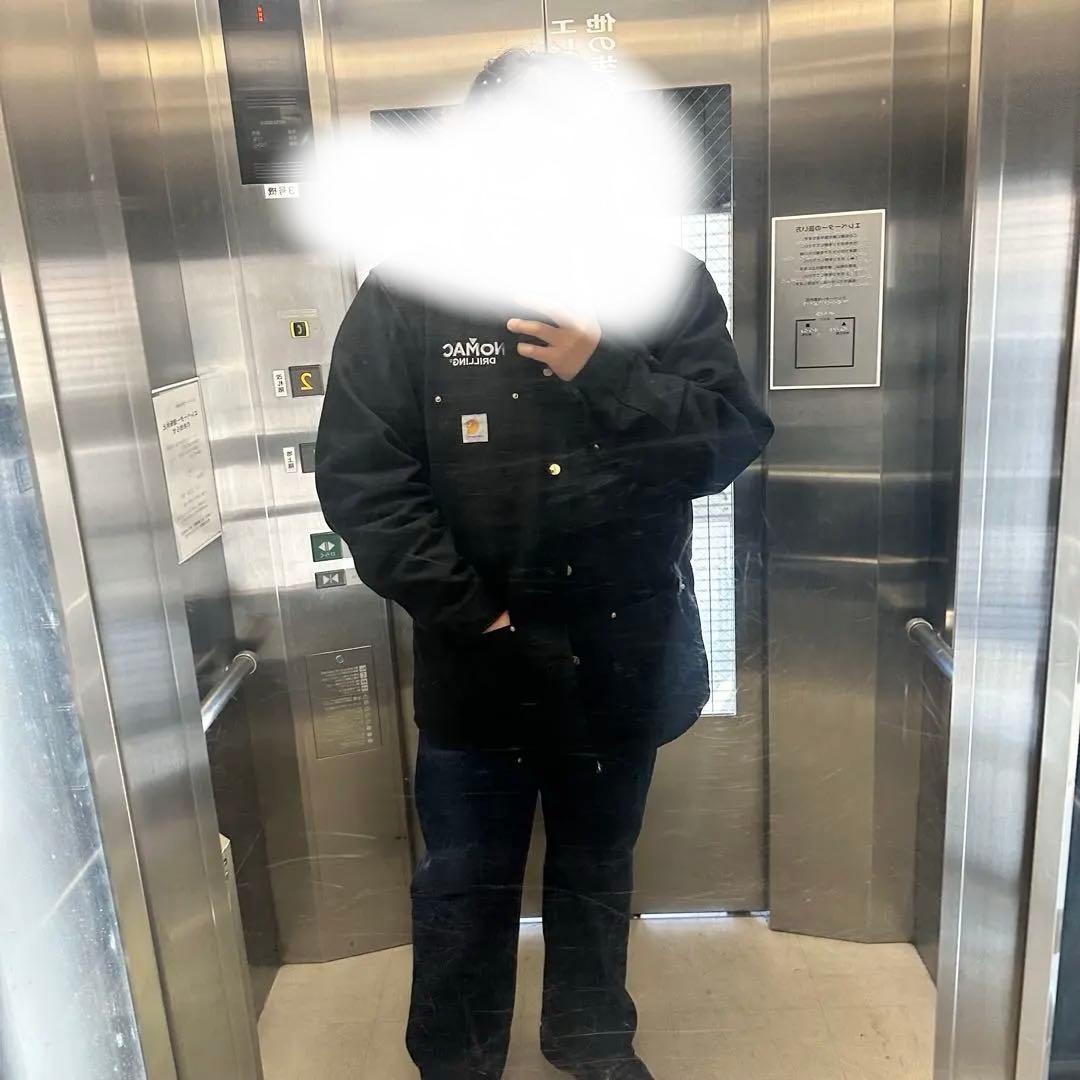 Carhartt ワークジャケット チョアコート XL 企業ロゴ