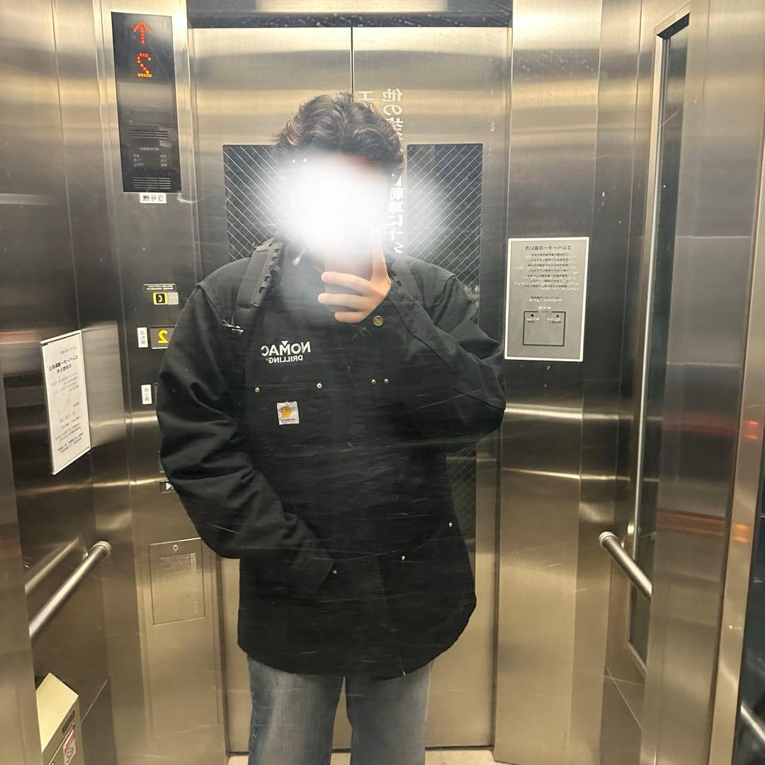 Carhartt ワークジャケット チョアコート XL 企業ロゴ