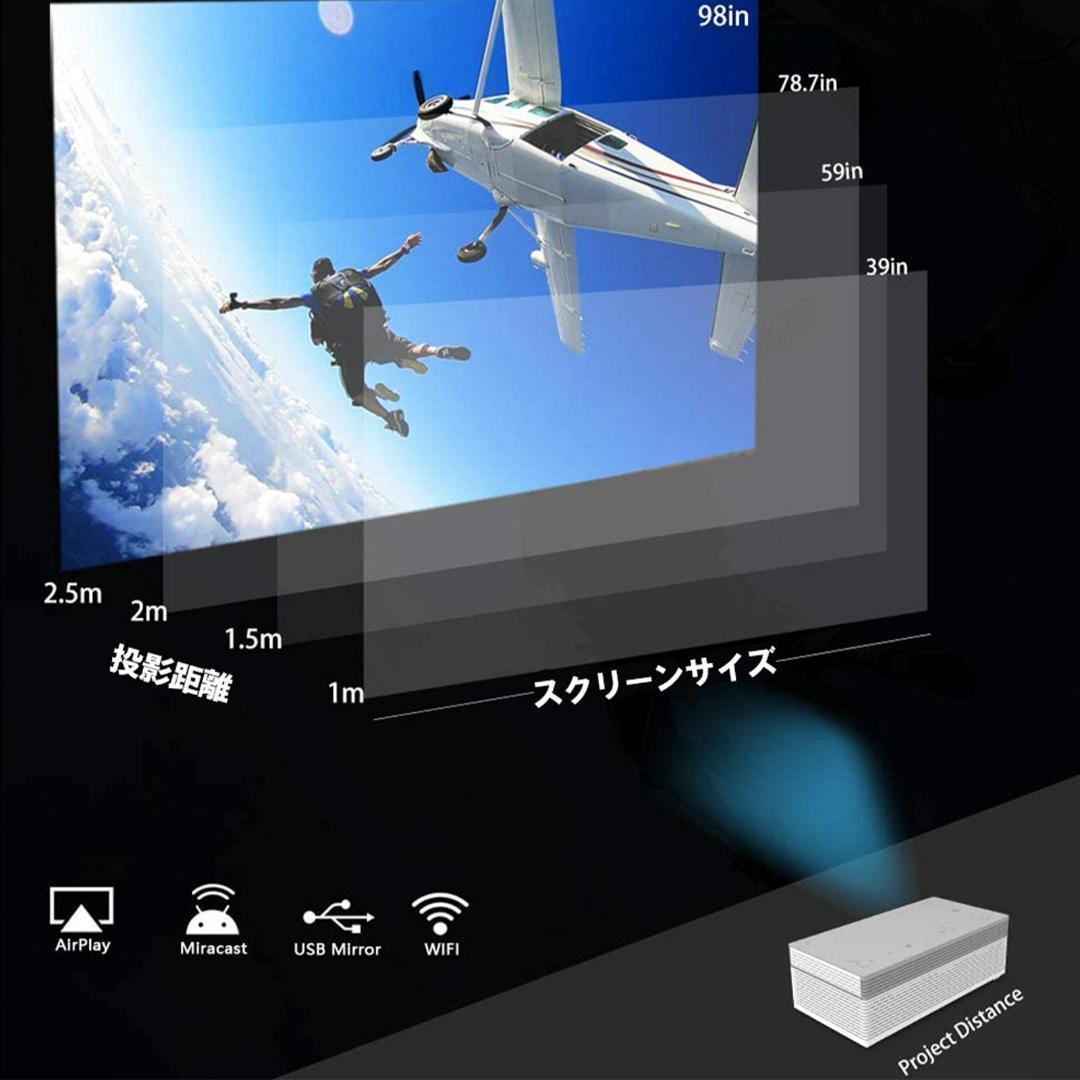 モバイル プロジェクター 超小型 シアター 三脚付き AMOOWA P150G