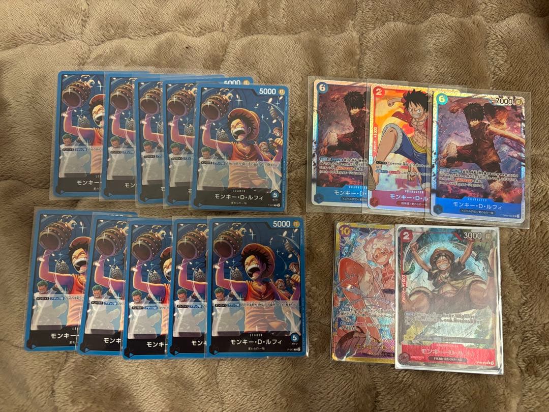 ワンピースカード　ルフィ15枚セット　プロモ