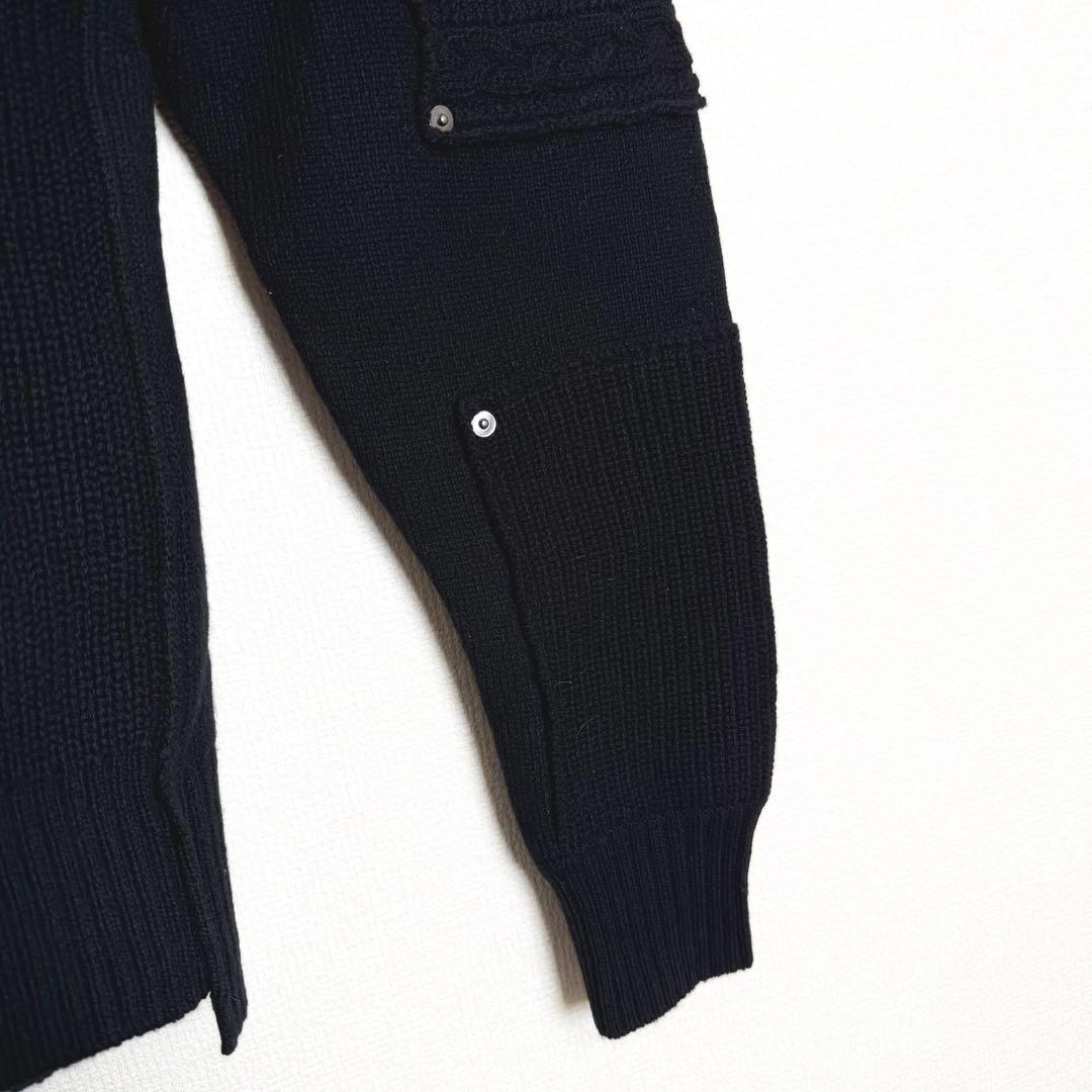 sacai サカイ パッチワークニット　再構築ニット