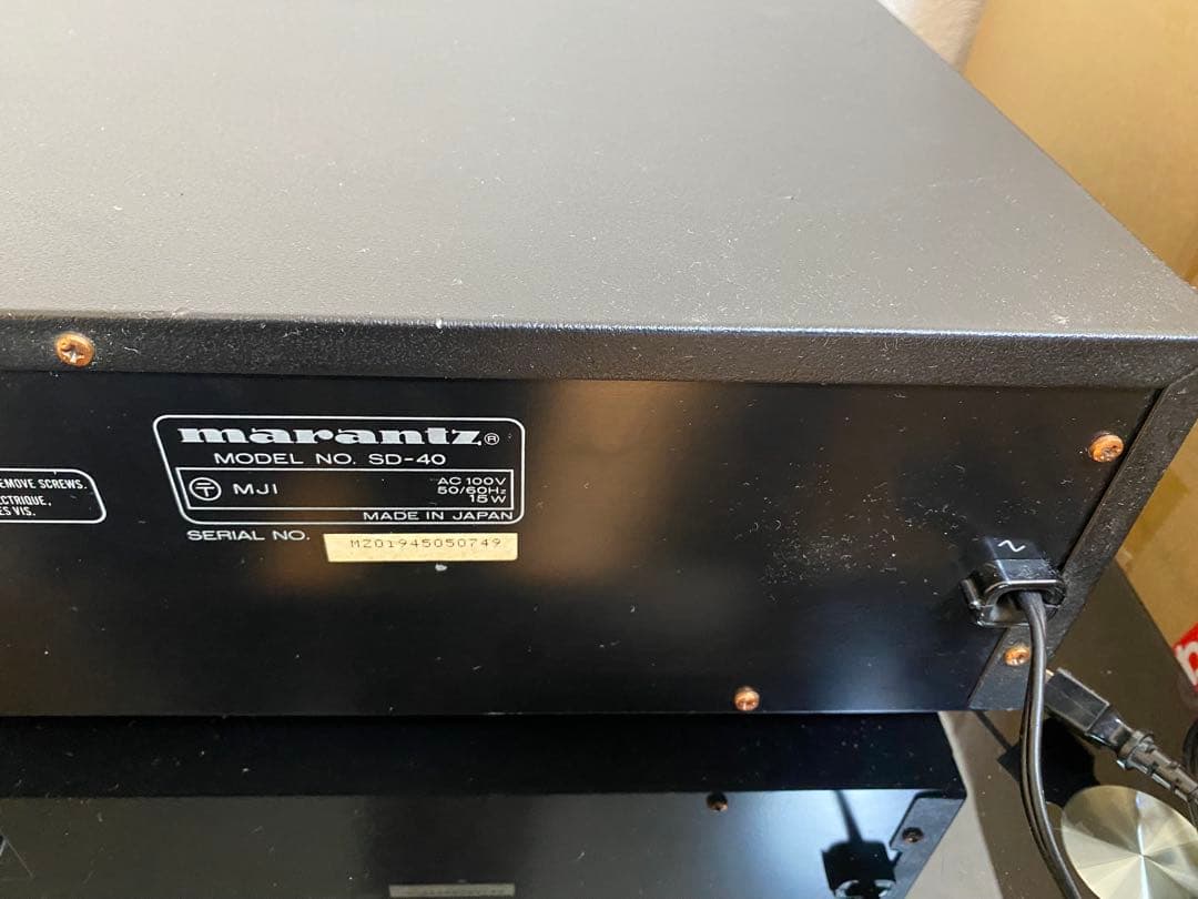 【整備済み】marantz SD-40 カセットデッキ