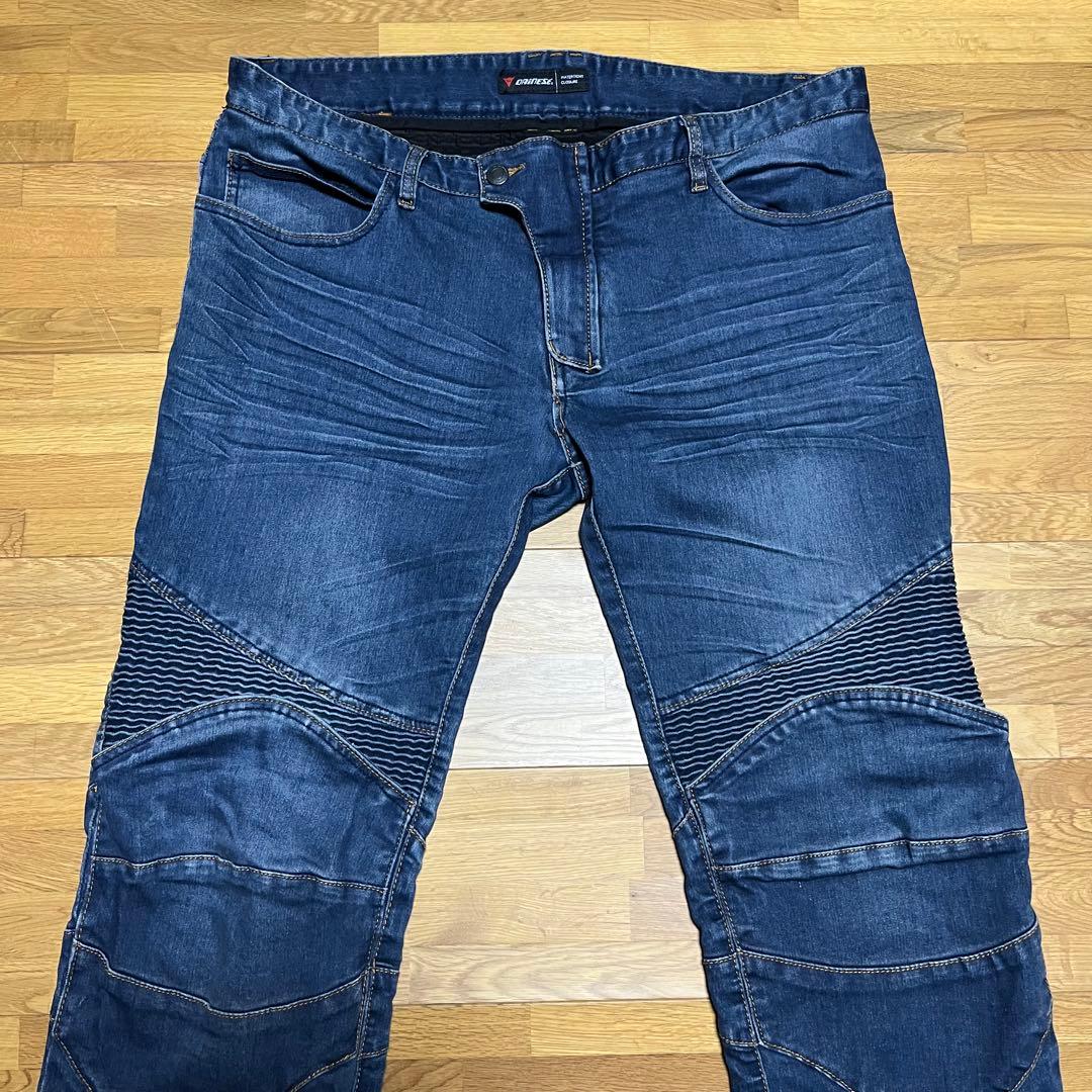 dainese バイク用 デニム ダイネーゼ ビッグサイズ 膝パッド無し 廃盤品