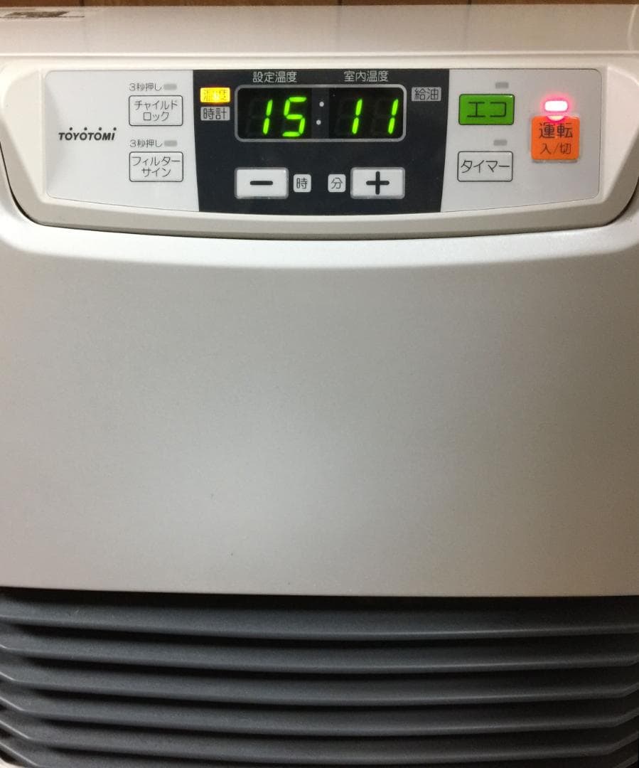 【美品】トヨトミ 温風式 FFファンヒーター FF-S36C タンク別置きタイプ