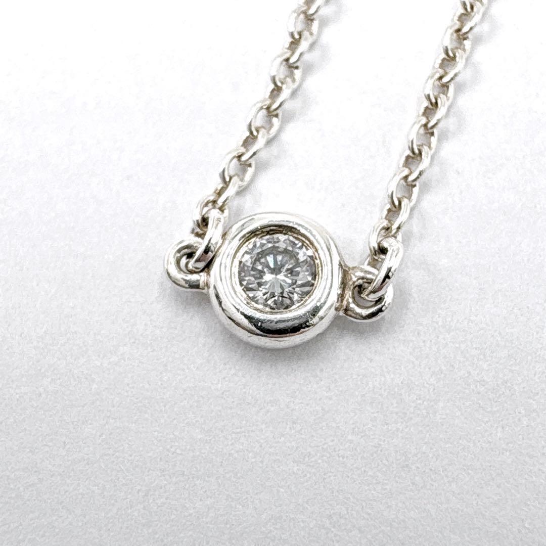 美品 ティファニー バイザヤード ダイヤ 3.8mm ブレスレット シルバー