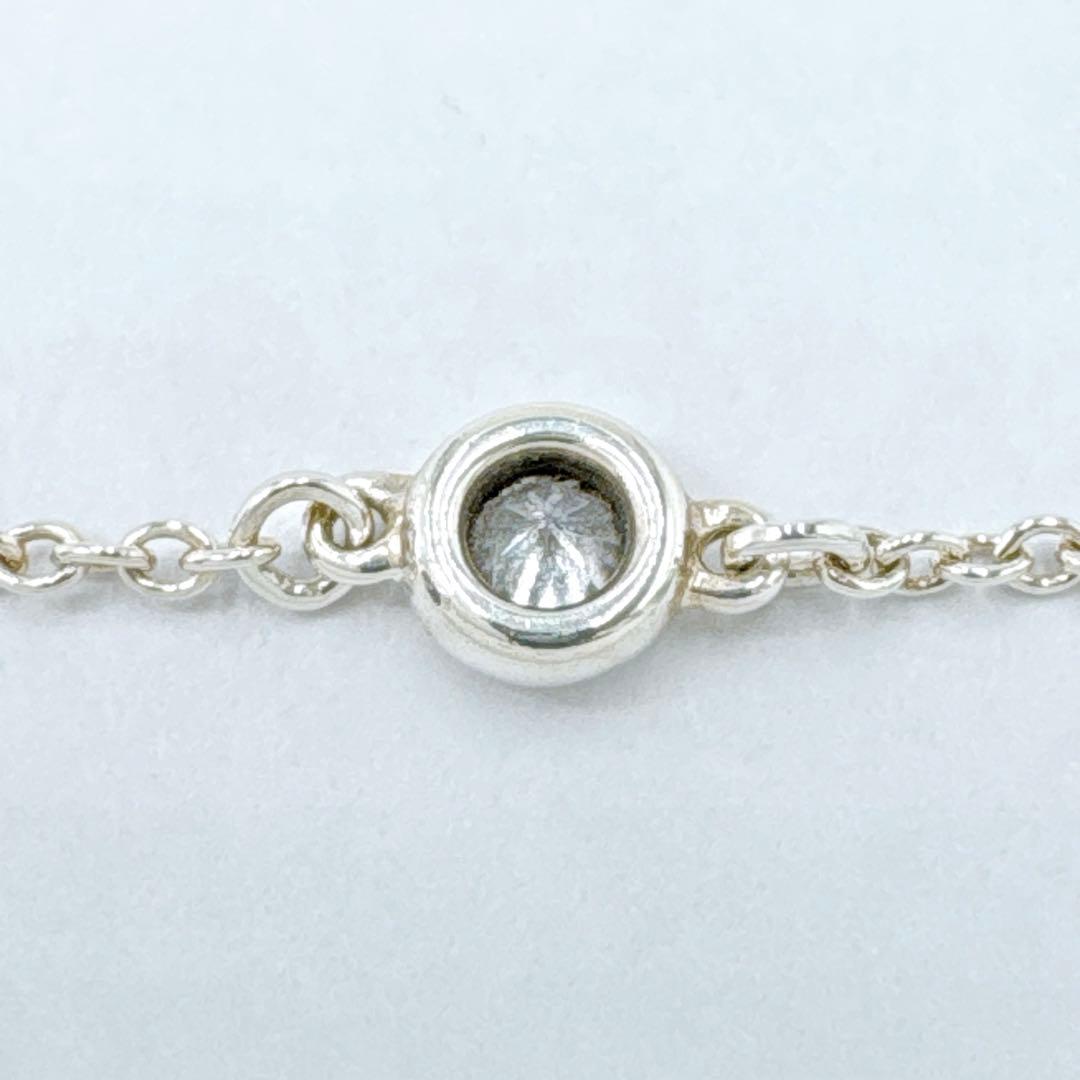 美品 ティファニー バイザヤード ダイヤ 3.8mm ブレスレット シルバー