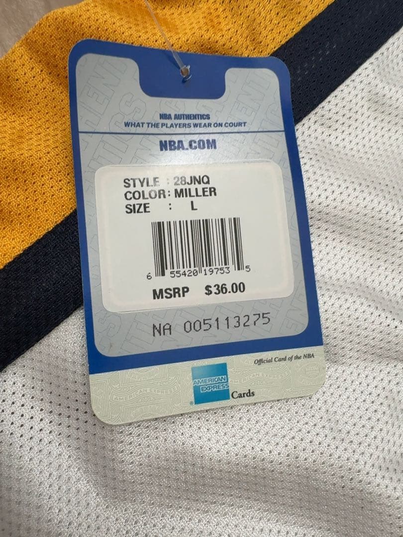 Reebok製 NBA インディアナ・ペイサーズ レジー・ミラー ユニフォーム