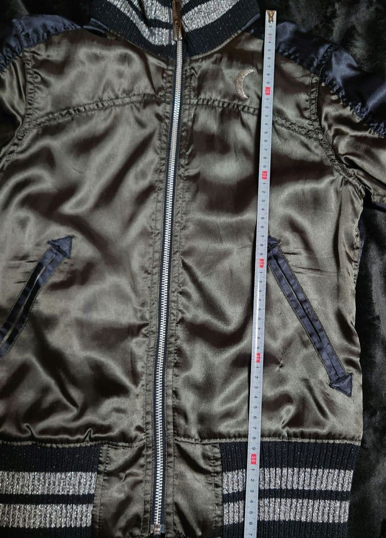 00’s ヒステリックグラマー 刺繍 スカジャン　ブルゾン