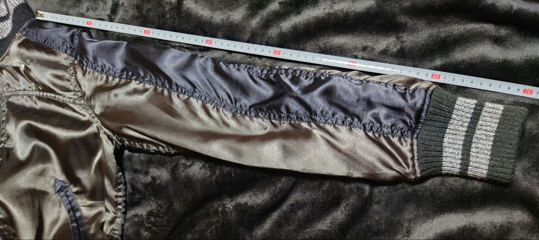 00’s ヒステリックグラマー 刺繍 スカジャン　ブルゾン