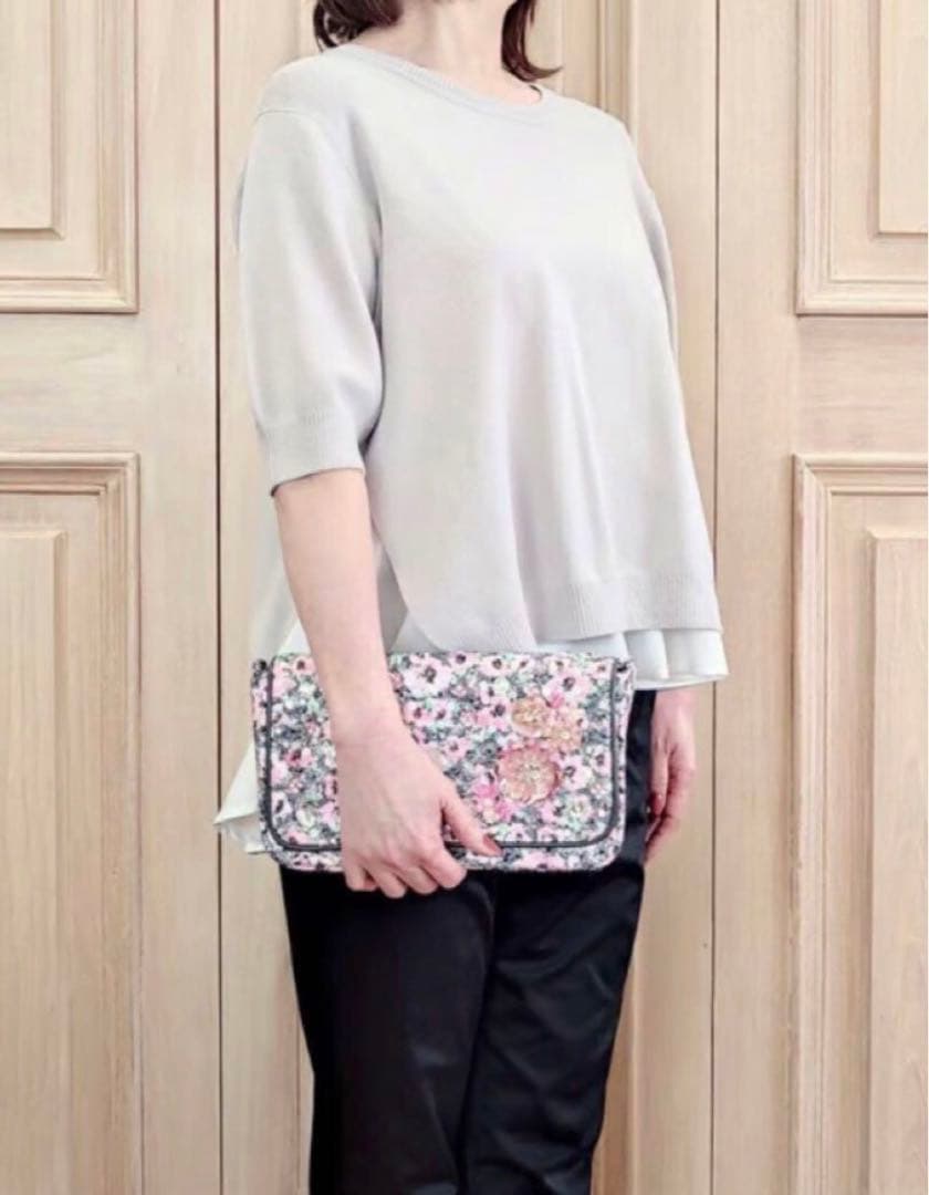 ✨美品✨チリア✨ハンドバッグ✨田川啓二✨ライトピンクグレー✨匿名配送・送料込み✨