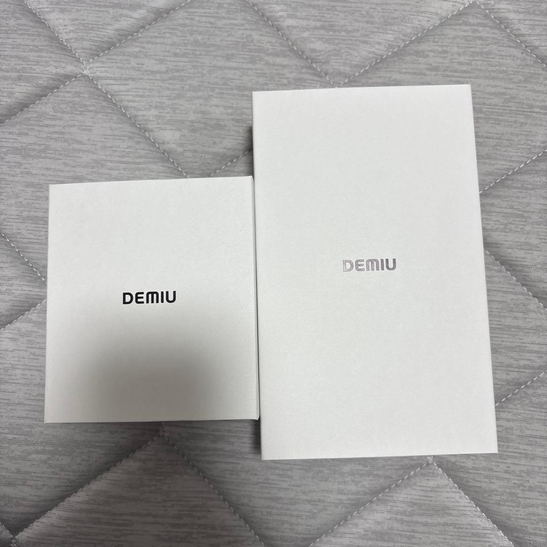 DEMIU ブラック iPhoneケース チェーンストラップ付き
