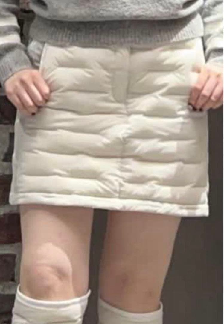 ブリーフィング　ハイブリッドダウンスカート　Lサイズ　ベージュ