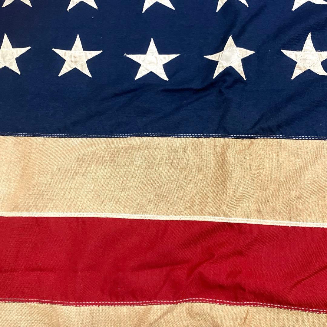 特大 ビンテージ 50s アメリカ国旗 星条旗 48星