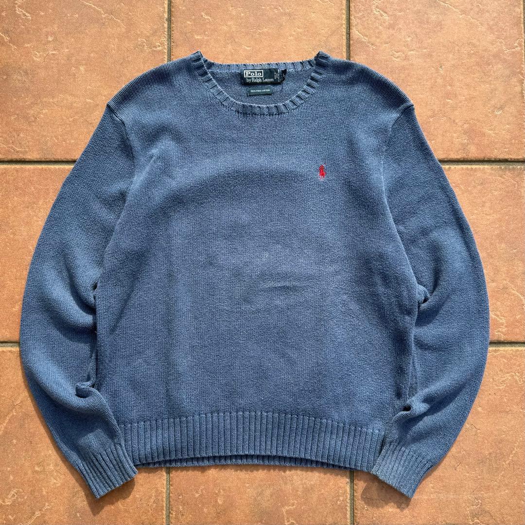 90s Polo by Ralph Lauren イタリアンヤーンコットンニット