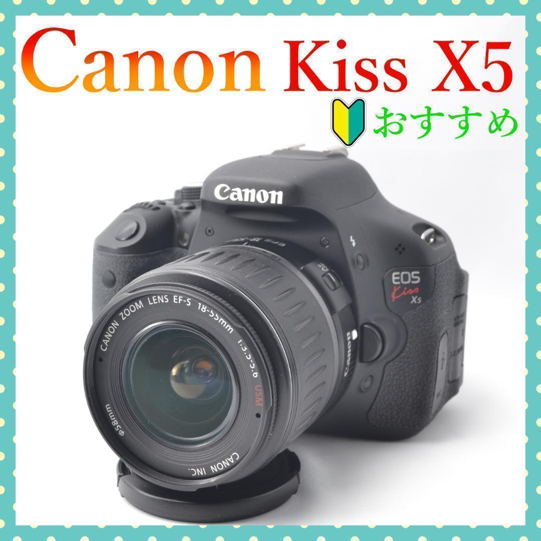 訳あり品✨交渉OK✨Canon Kiss X5 ✨標準レンズセット✨入門モデル