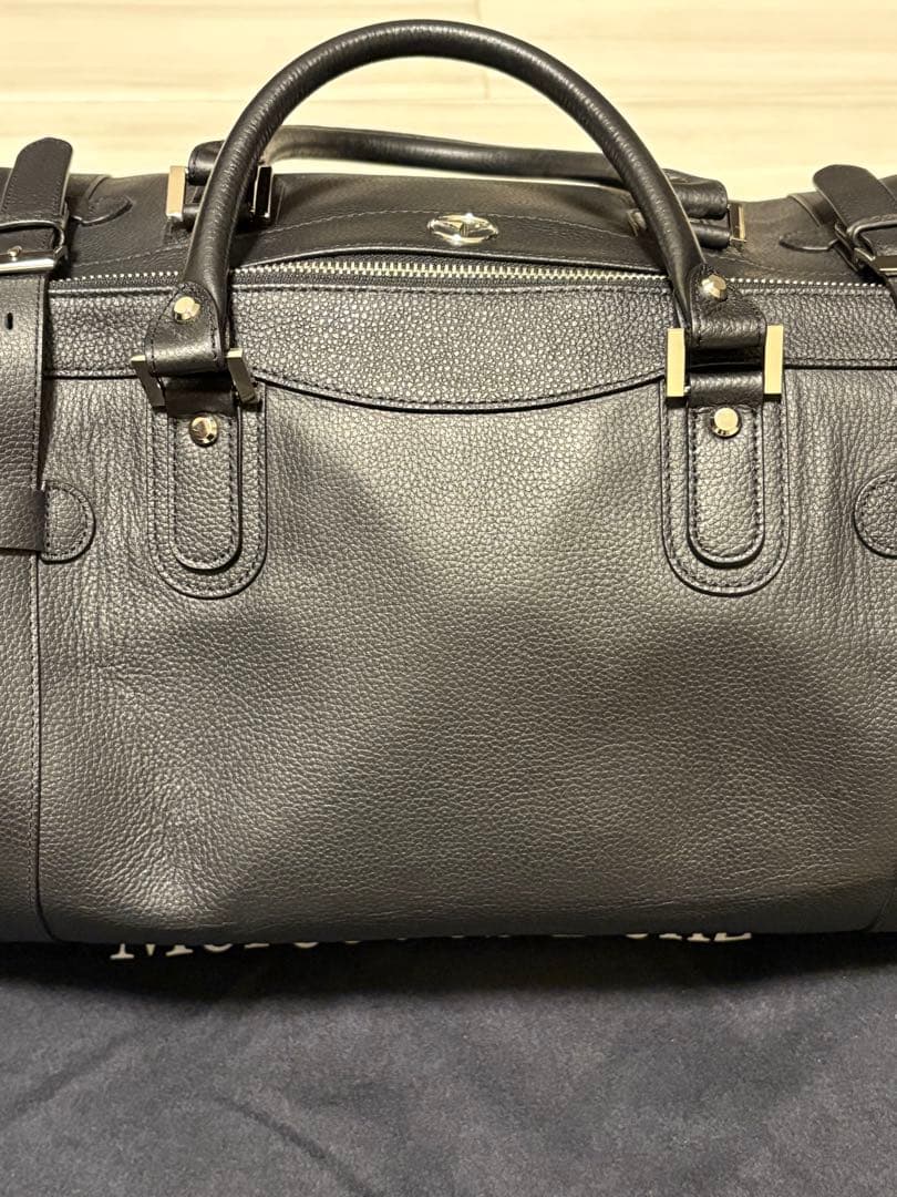 メルセデス ベンツ バッグ ボストン フェイク レザー 黒