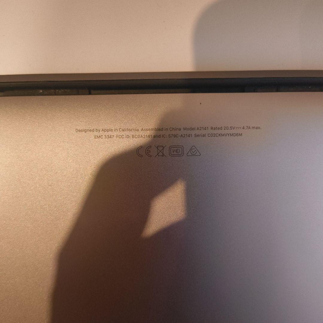 MacBook Pro 16インチ 2019 16GB 512GB 箱あり‼️