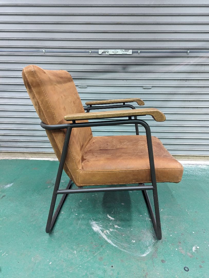 本革 1人掛け ソファー 2脚有〼