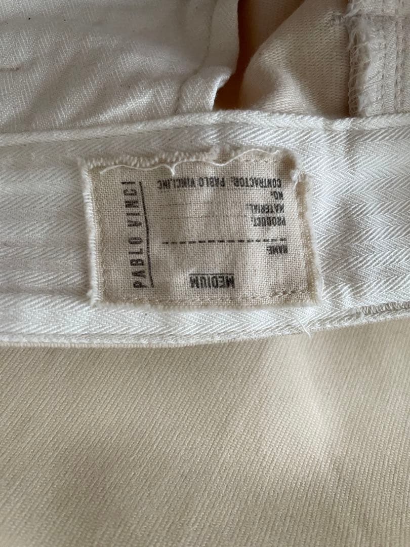 PABLO VINCI Oiled chino trousers Mサイズ