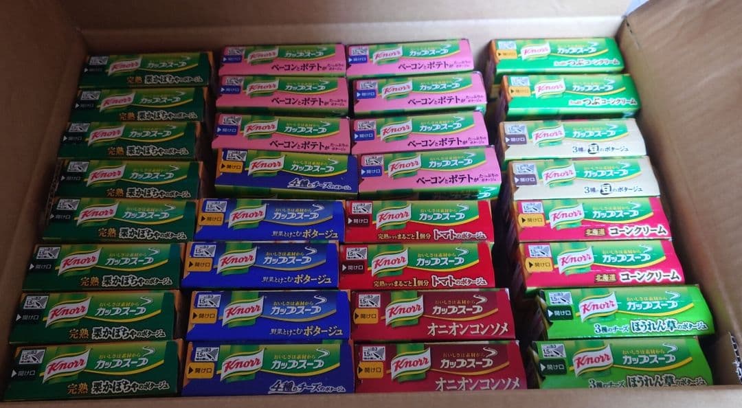 食品 味の素 クノールカップスープ いろんな味(96食分) 10種類 32箱