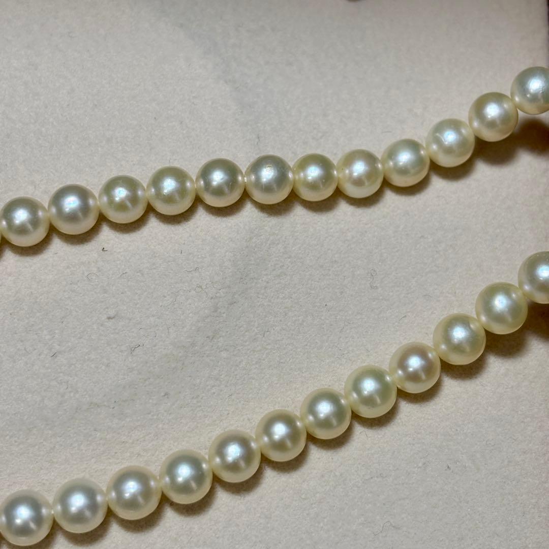 あこや真珠✨　ネックレス　約6.5-7.0 シルバー刻印　本真珠　冠婚葬祭