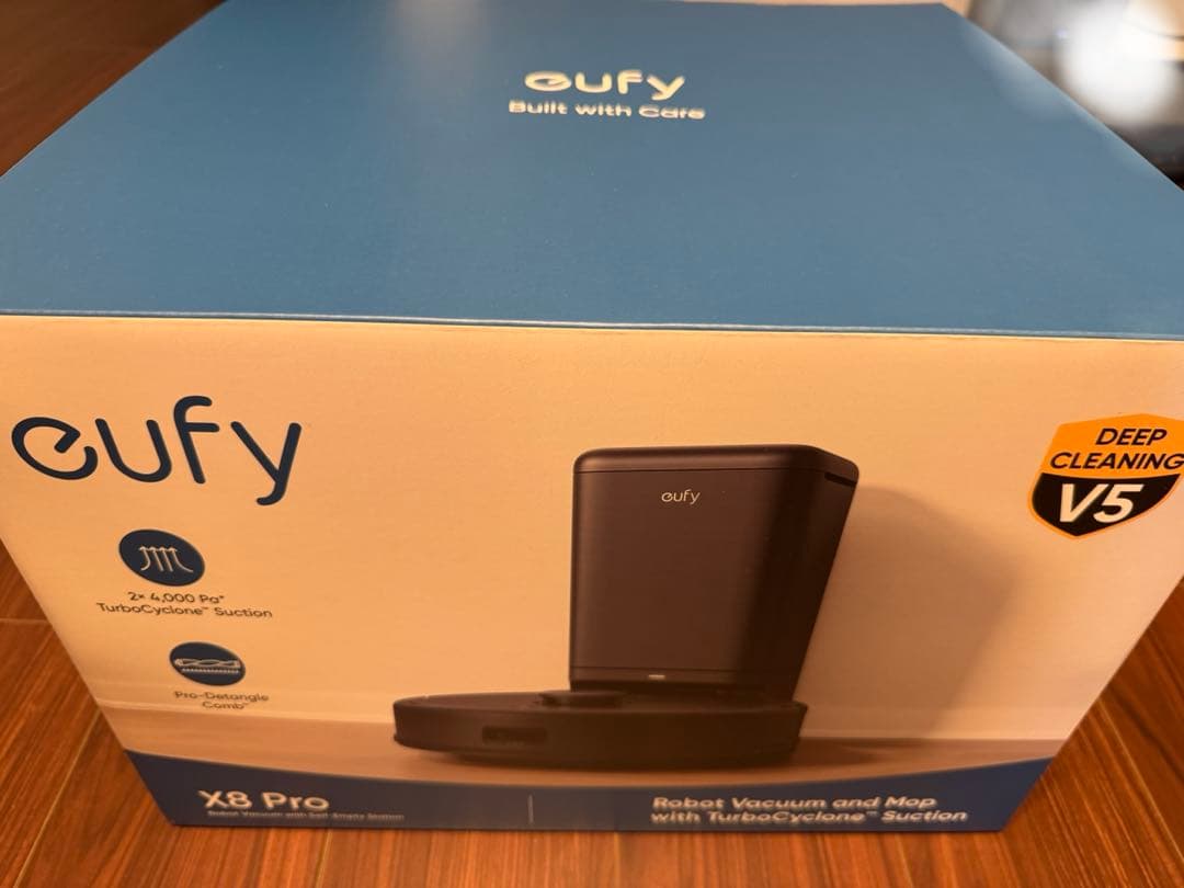 Eufy X8 Pro ロボット掃除機 本体 自動ゴミ収集ステーション付き
