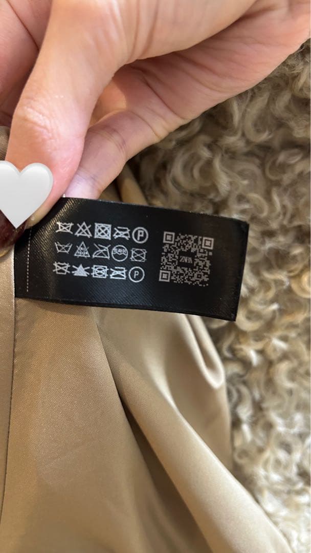 【完売品】ZARA トグルボタン フェイクファージャケット S
