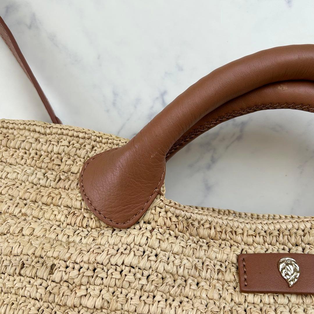 ヘレンカミンスキー ラフィア トートバッグ CassiaS 2way ショルダー