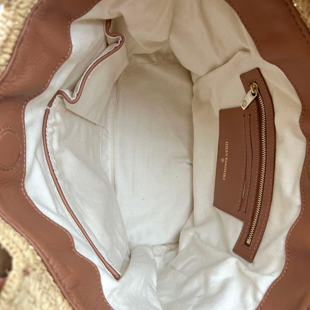 ヘレンカミンスキー ラフィア トートバッグ CassiaS 2way ショルダー