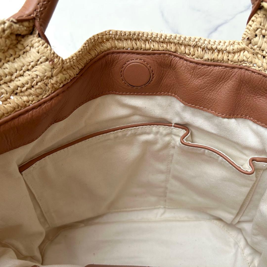 ヘレンカミンスキー ラフィア トートバッグ CassiaS 2way ショルダー