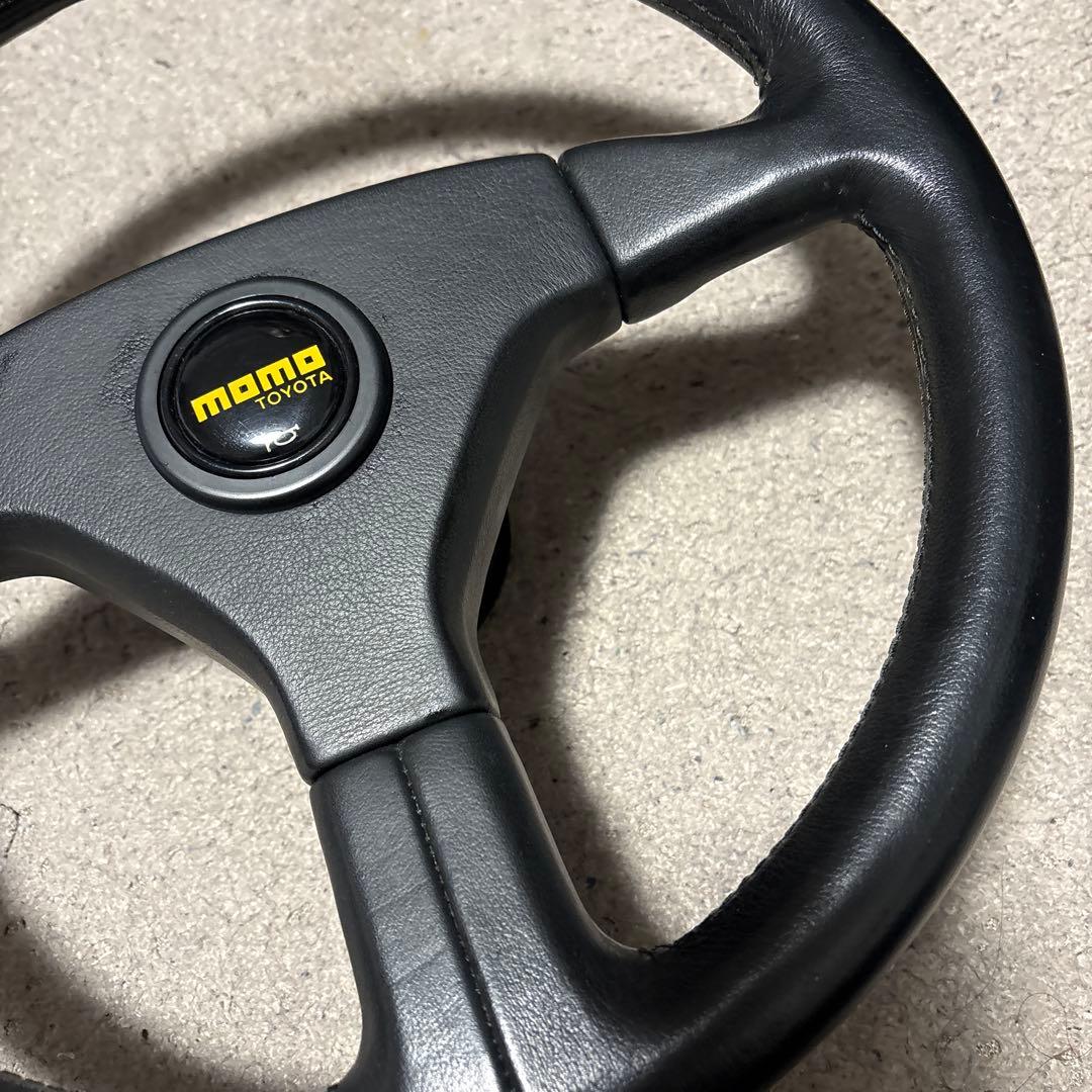 momo TOYOTA ステアリングホイール 黒