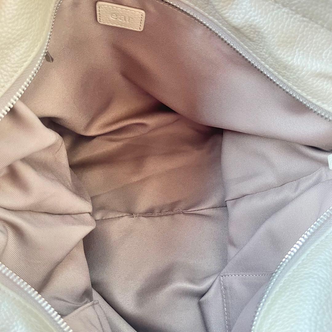 イアパピヨネ レザーフラップ2WAYバッグ　Lサイズ