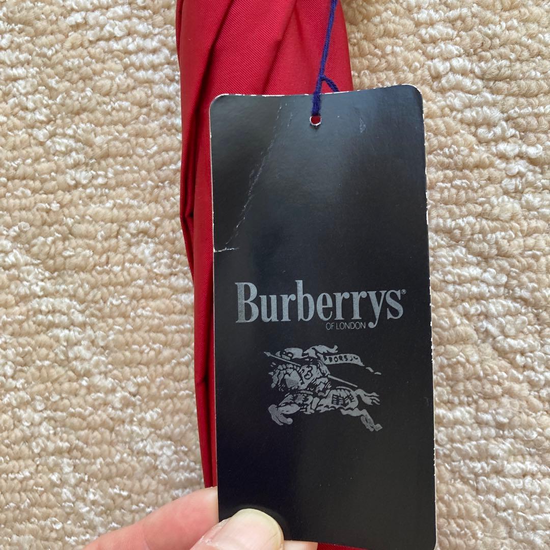 Burberryバーバリー　長傘　ネイビーとレッドのセット
